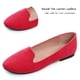 thumbnail image 3 of Zapatillas de ballet SAILING LU para mujer, piel vegana, color rojo, talla 9.5, 3 of 7