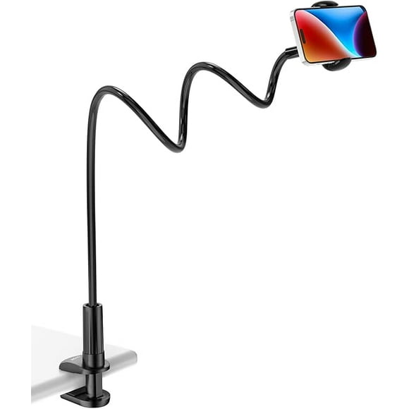 Soporte de Teléfono Móvil con Brazo Flexible Ajustable de Tipo Cuello de Ganso