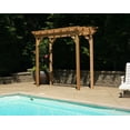 thumbnail image 4 of Creek Vine Design WRF48PERGCVD 4 ft. x 8 ft. Cedar New Dawn Pergola, 4 of 6