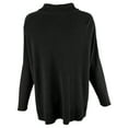 thumbnail image 2 of Women's Shimmer Bonita Half Zip Long Sleeved Poncho Top-B-XXS/XS, 2 of 4