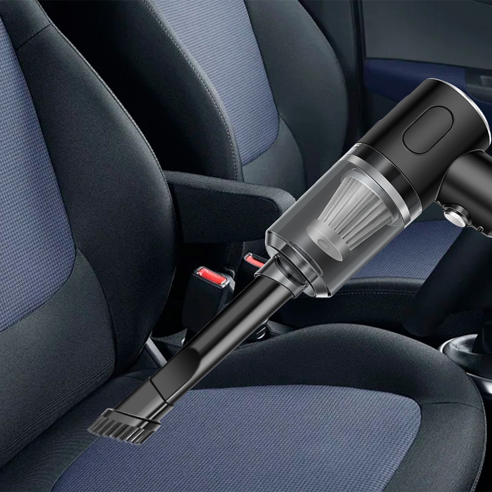 ddioayh Wireless Rechargeable Portable Car Vacuum Cleaner, Handheld Wet/Dry Vacuum for Car Interior Detailing, Home and Office Use, Lightweight and Compact Design with High-Power Suction