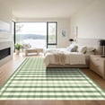 thumbnail image 3 of ODIKA 8'x10' Machine Washable Non-Slip Area Rug, Geometric Sage Green High Traffic Rug with Pad, Green, 1050646, 3 of 8