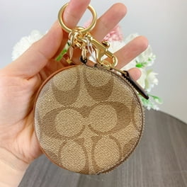 Coach Signature Bear Bag Charm - Smooth Leather & Coated
