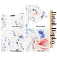 thumbnail image 6 of Fantaslook Womens Plus Size Tops Tunic Short Sleeve Shirts Floral Blouses Loose Summer Tops, 6 of 9