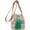 Green, variant on PTSPLLMY Bohemian Canvas Crossbody Bag Womens Hippie Bucket Bag Boho Tote Hobo Bags Aesthetic Shoulder Handbag Tassel Sling Beach Bag