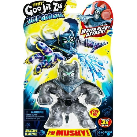 Heroes of Goo Jit Zu Deep Goo Sea Mantara Action Figure, Ages 4