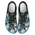 thumbnail image 4 of Wismoutput Shark Printed Sneakers for Men Boys Breathable Comfortable Minimalist Barefoot Shoes Size 5.5-14, 4 of 7