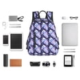 thumbnail image 4 of Easygdp blue starry sky Skull flower para Easygdp Yak - Mochila Casual Ligera y Resistente para Viaje y Senderismo para Hombres y Mujeres, 4 of 7