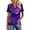 AU43_Dark Purple, variant on IYYVV Womens Halloween Polo Shirts Hawaiian Golf Shirts Short Sleeve Funny Ghost Pumpkin Printed Athletic Sport Golf Top Purple S