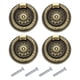 thumbnail image 1 of 4 Sets Vintage Ring Drawer Pulls Zinc Alloy with Screw for Dressers Drawer, Bronze(1.9" Long), 1 of 6