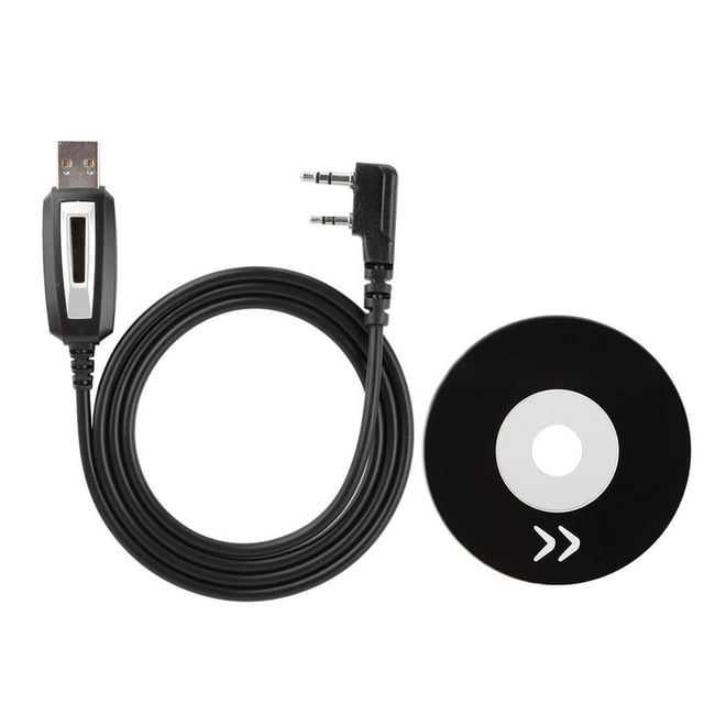 Cable De Programación Walkie Talkie De Programa Con Controlador De Cd Para Radio Baofeng Gt-3 Uv-82 Bf-888S Guardurnaity EL009116-00