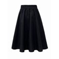 thumbnail image 4 of Women's Stylish Minimalist High-Waisted A-Line Skirt – Casual Style, 4 of 4