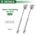 thumbnail image 7 of Unique Bargains 2 Set 7Ib/30N/3kg 10" Lift Support Struts Silver Tone for Kitchen Cabinet Door, 7 of 7