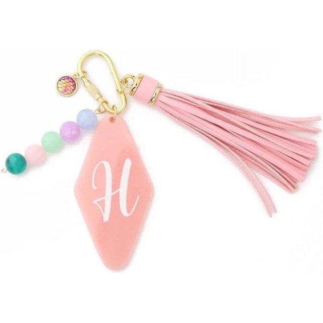 Letter Keychain,26 Letters A-Z Decorative Letter Keychain,Name Keychain for Women Girls Men Teenager Gift