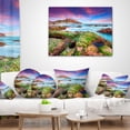 thumbnail image 4 of Designart Giallonardo Beach Spring Sunset - Seashore Photo Throw Pillow - 12x20, 4 of 5