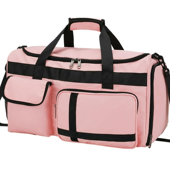 Travel Duffle Bag for Women Carry On Tote Weekender Overnight Bag Large Capacity Duffel Bag With Shoe Compartment,Gym Tote Bag with Dry and Wet Separation