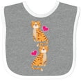 thumbnail image 3 of Inktastic Tiger Jungle Animal Girls Baby Bib, 3 of 4