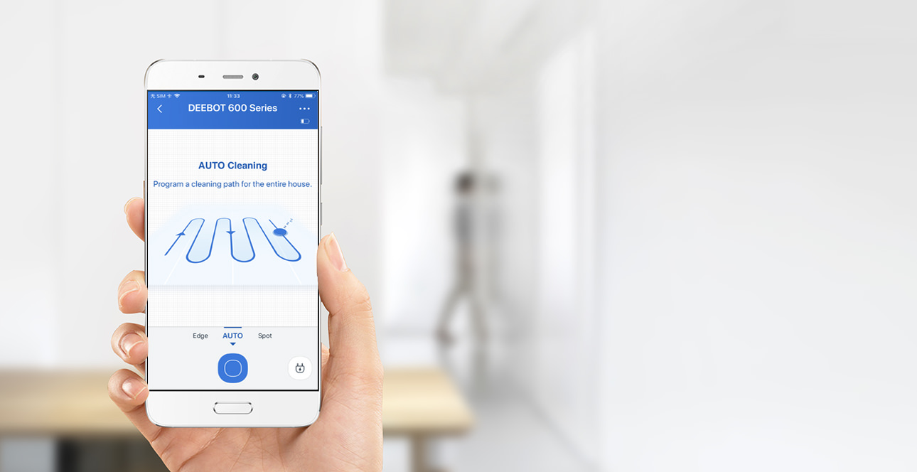 ECOVACS DEEBOT 600 Wi-Fi Connected Robot Vacuum