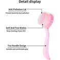 thumbnail image 2 of Facial Cleansing Brush Wash Scrub Exfoliator Brush for Makeup Skincare Removal 4pcs (Blue, Pink, Purple, Clear), 2 of 4