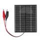 thumbnail image 1 of Panel solar de 2 W y 12 V, alta eficiencia de conversión, resistente al viento, panel solar de polisilicio, cargador para luces y radio, 1 of 10