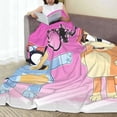 thumbnail image 3 of Lsque Bluey Pattern Fuzzy Fleece Throw Blanket Extra Large,Super Soft,Fluffy and Warm Blankets for Couch,Bed,All Season Use (50"x40"), 3 of 7