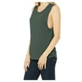 thumbnail image 4 of Yellow Rooster Women's Flowy Scoop Muscle Tank Military Green Large, 4 of 4