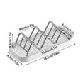 thumbnail image 3 of Stainless Steel Soap Holder, Bathroom Draining Rack with Removable Drip Tray, Countertop Organizer for Soap Sponge, 1-Pack, 3 of 7