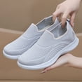thumbnail image 4 of Womens Slip on Walking Shoes Orthopedic Casual Tennis Running Sneakers Lightweight Breathable Workout Athletic Sock Shoe, 4 of 9
