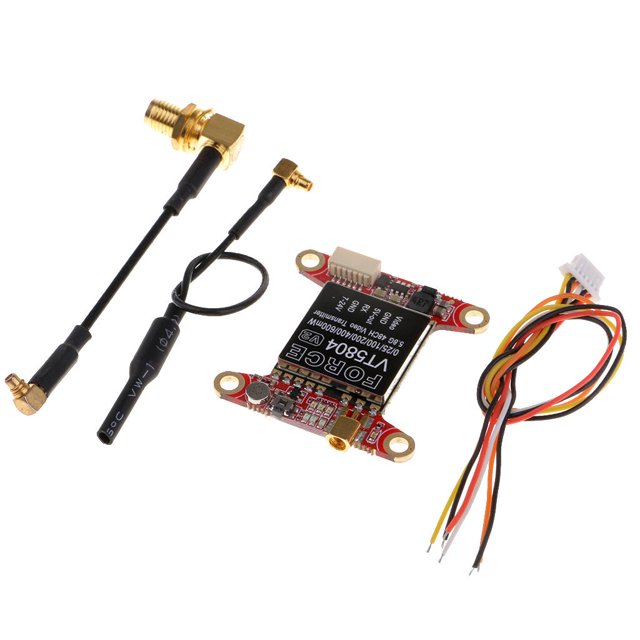 Transmisor de Vídeo Macarena 48 Canales VT5804 25 200 600mW Quadcopter partes