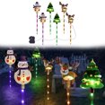 thumbnail image 1 of Luces Navideñas para Caminos Al Aire Libre  6 Piezas Decoraciones Exteriores, 1 of 9