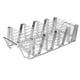 thumbnail image 3 of KAKOWELY 1 soporte para tacos de acero inoxidable, soporte para panqueques de cocina, soporte para exhibición de alimentos, plateado, 3 of 5