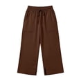 thumbnail image 5 of Lullu Girls Capri Pants Summer Casual Lightweight Capris Comfort Fit Bottoms, Sizes 5-15, 5 of 6