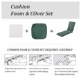 thumbnail image 6 of Water Resistant Patio Chaise Lounge Cushion Outdoor Beach with Removable Cover, 6 of 8
