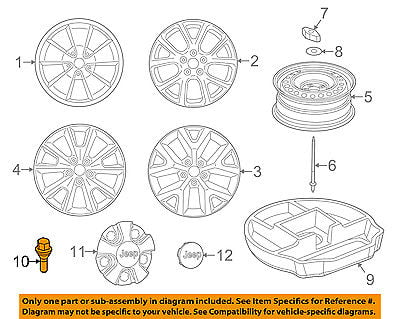 CHRYSLER OEM Wheel-Lug Nut 6511051AA