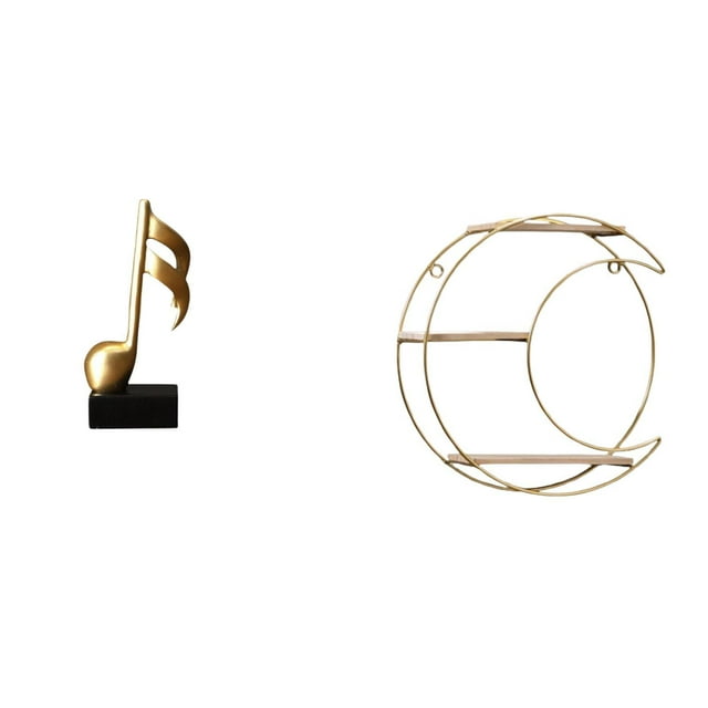 Centro De Mesa De Resina De Metal Con Resonancia Armónica, Estante Multifuncional De Pared, Adorno Para Exhibición De Objetos Coleccionables De Inauguración De La Casa Moderna.