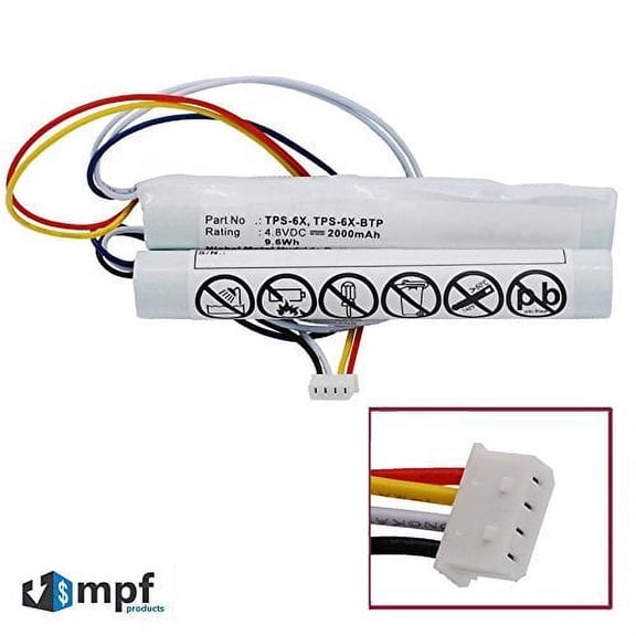2000mAh TPS-6X-BTP Battery for Crestron TPS-6X Wireless Touchpanel Remote