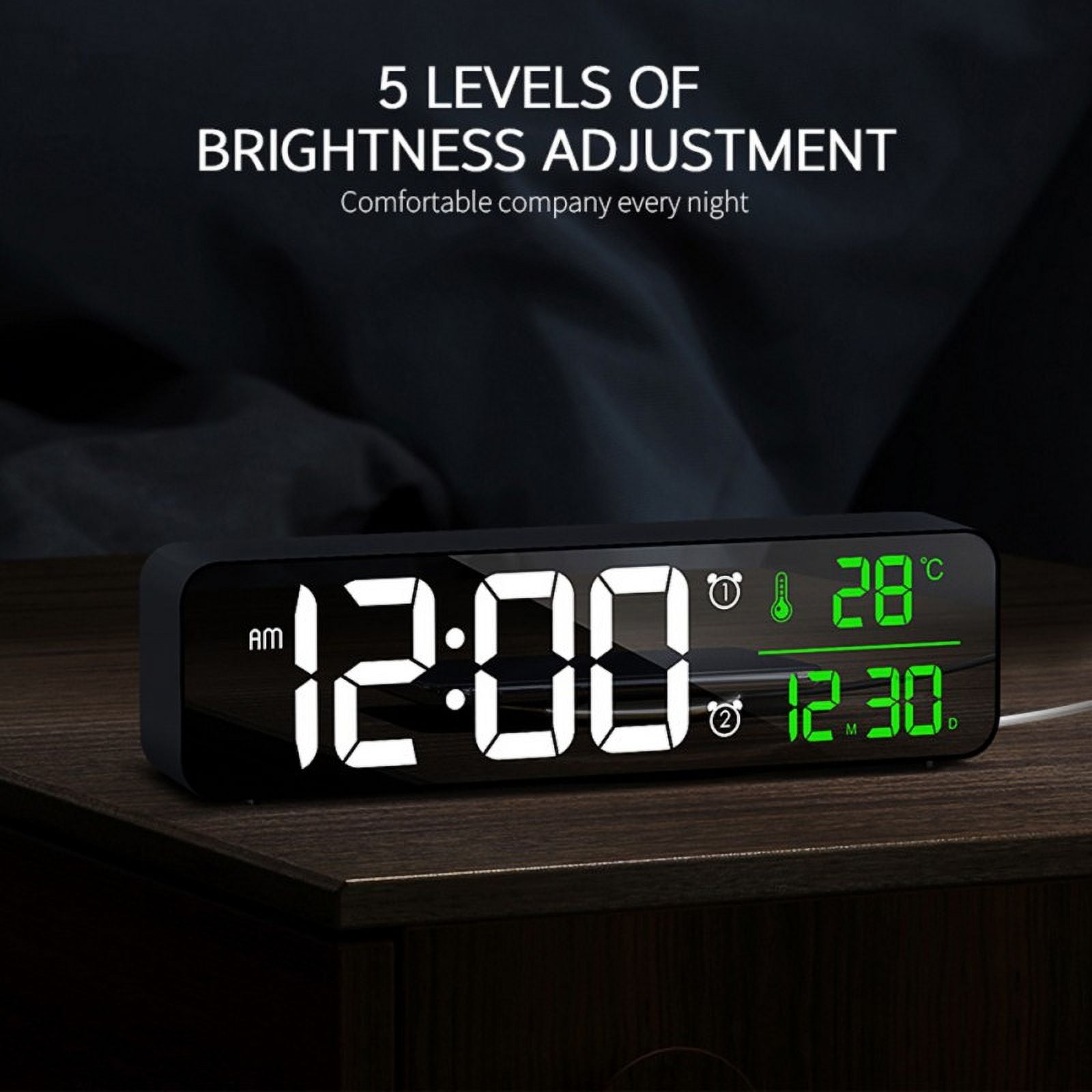 EFINNY 2.7" x 26.5" LED Alarm Clocks