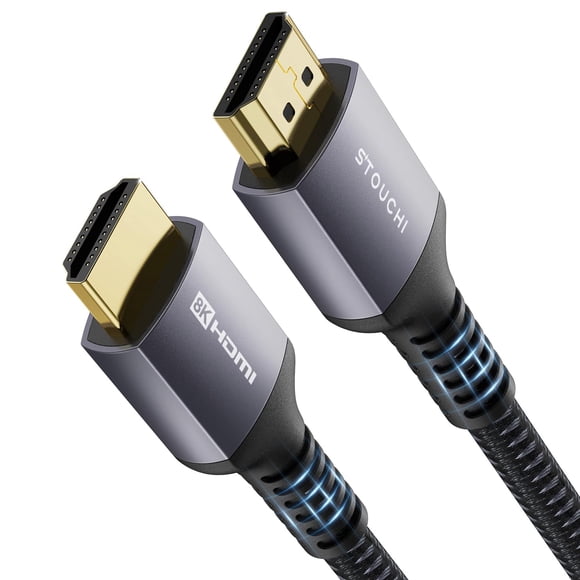 Cable HDMI Stouchi de 8 pies, 48 Gbps, ultra alta velocidad, 8 K, 60 Hz, 4K, 120 Hz