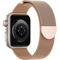 Metal Band Compatible with Apple Watch Bands 38mm 40mm 41mm 42mm 46mm 44mm 45mm 49mm Women Men,Adjustable Magnetic Stainless Steel Mesh Strap for iWatch Ultra/Ultra 2,Series 10 9 8 7 6 5 4 3 2 1 SE