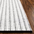 thumbnail image 4 of SAFAVIEH Vermont Sheldon Striped Area Rug, Black/Ivory, 4' x 6', 4 of 11