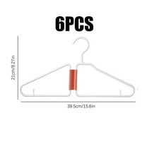 6PC Foldable Hanger - Foldable Coat Laundry Hangers, Portable Folding Clothes Hanger for Travel, Folding Hangers Space Saving