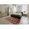 thumbnail image 4 of Ahgly Company Indoor Square Traditional Rust Pink Area Rugs, 6' Square, 4 of 6