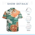 thumbnail image 7 of High Quality Hawaiian Shirts for Men Short Sleeve Aloha Beach Shirt Floral Summer Casual Button Down Shirts Blouses QLFGMT, 7 of 7