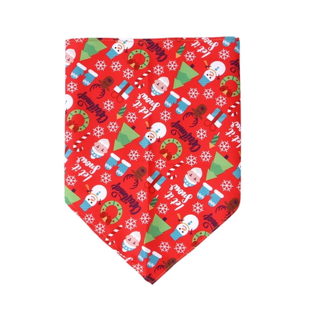 Dog Christmas Bandana for Small Medium Large Dogs