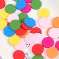 thumbnail image 4 of SHISUYAN 100pcs Round Wood Piece Colorful Disc Learning Tools Pupils Mathematics Teaching Aids for Kid Child Girl (Mixed Color), 4 of 8