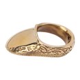thumbnail image 1 of Archery Thumb Rings Brass Finger Protector with Anti Lost Rope Outdoor Hunting, 1 of 7