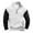 White, variant on successthop Sweatshirts with Pockets Men Fleece Quarter Zip Long Sleeve Tops Pullover Sweater Color Block Winter Clothes