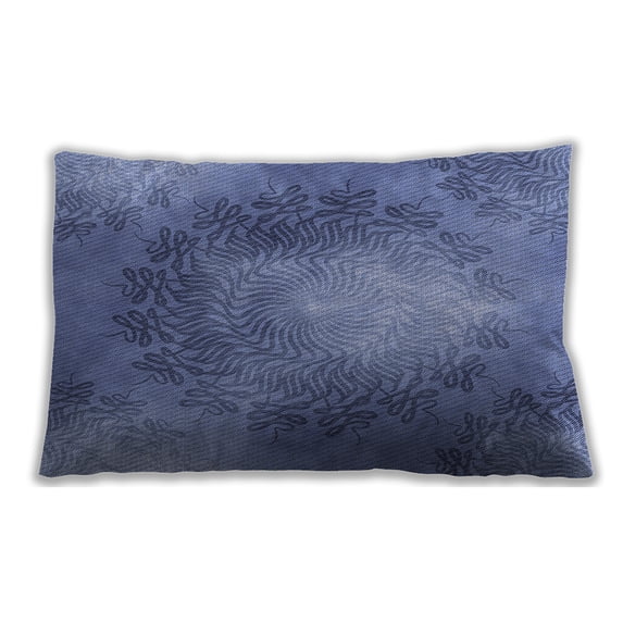 Ahgly Company Outdoor Rectangular Contemporary Lumbar Throw Pillow, 13 inch by 19 inch