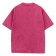 thumbnail image 4 of DORKASM Mens T Shirt Short Sleeves Lightweight Comfortable Shirts Crew Neck Workout Fashion Tshirts Vocation Casual T-Shirt Hot Pink 4XL, 4 of 5