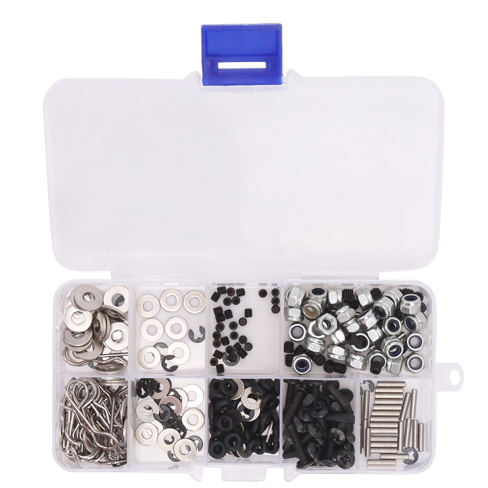340Pcs Screw Nuts Washers Hardware Fasteners Supply for HSP 1/10 RC Car Vehicle 